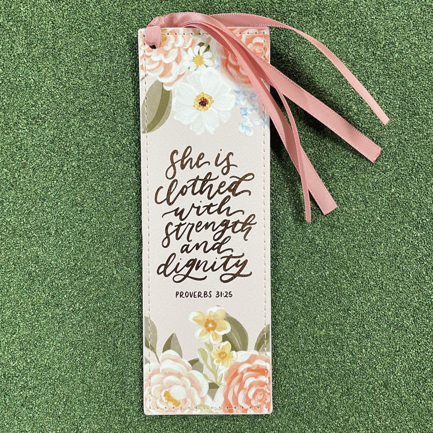 She Is Clothed Bookmark - Christian Art Gifts