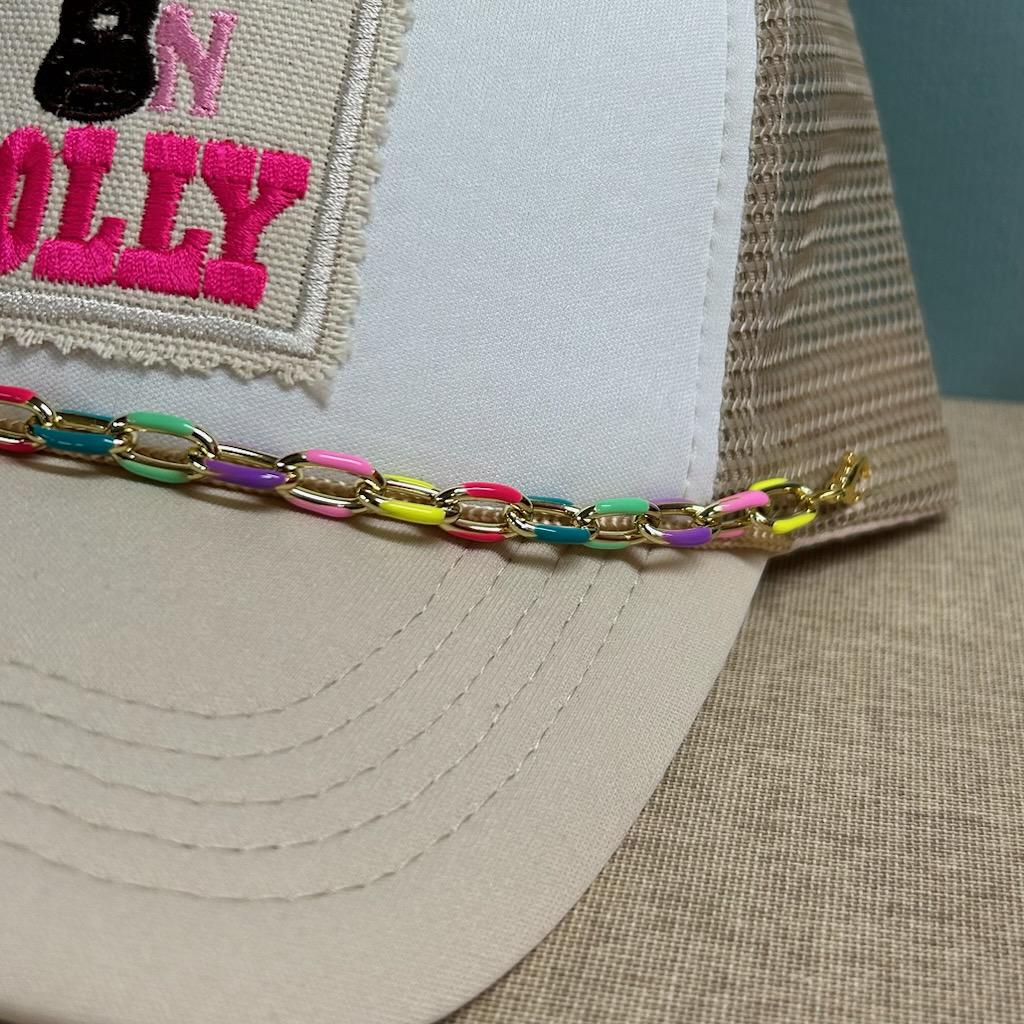 Decorative Hat Chain- Lucky Girl