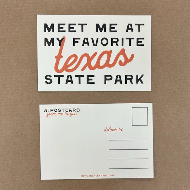 Fav State Park Postcard- MLH