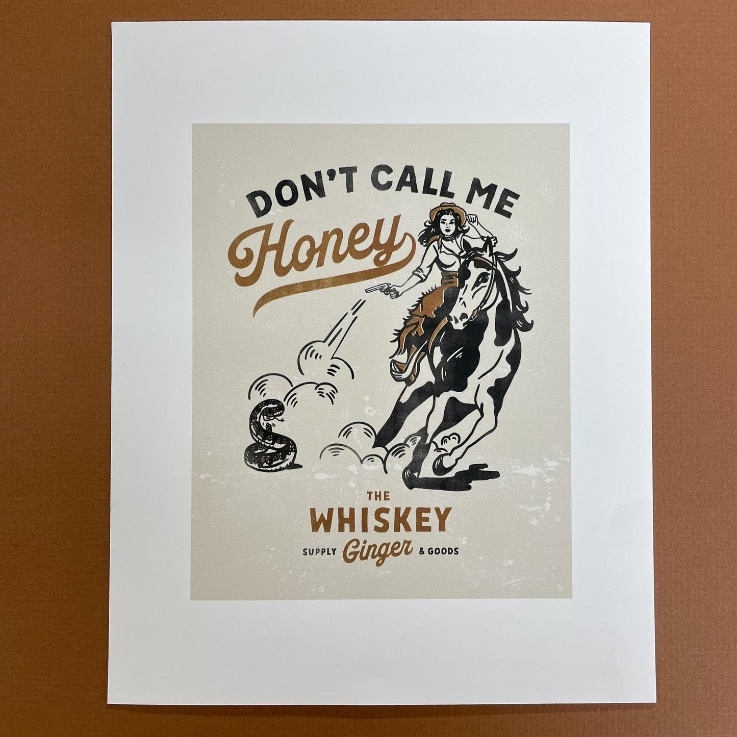 Don't Call Me Honey Print- Deny Designs