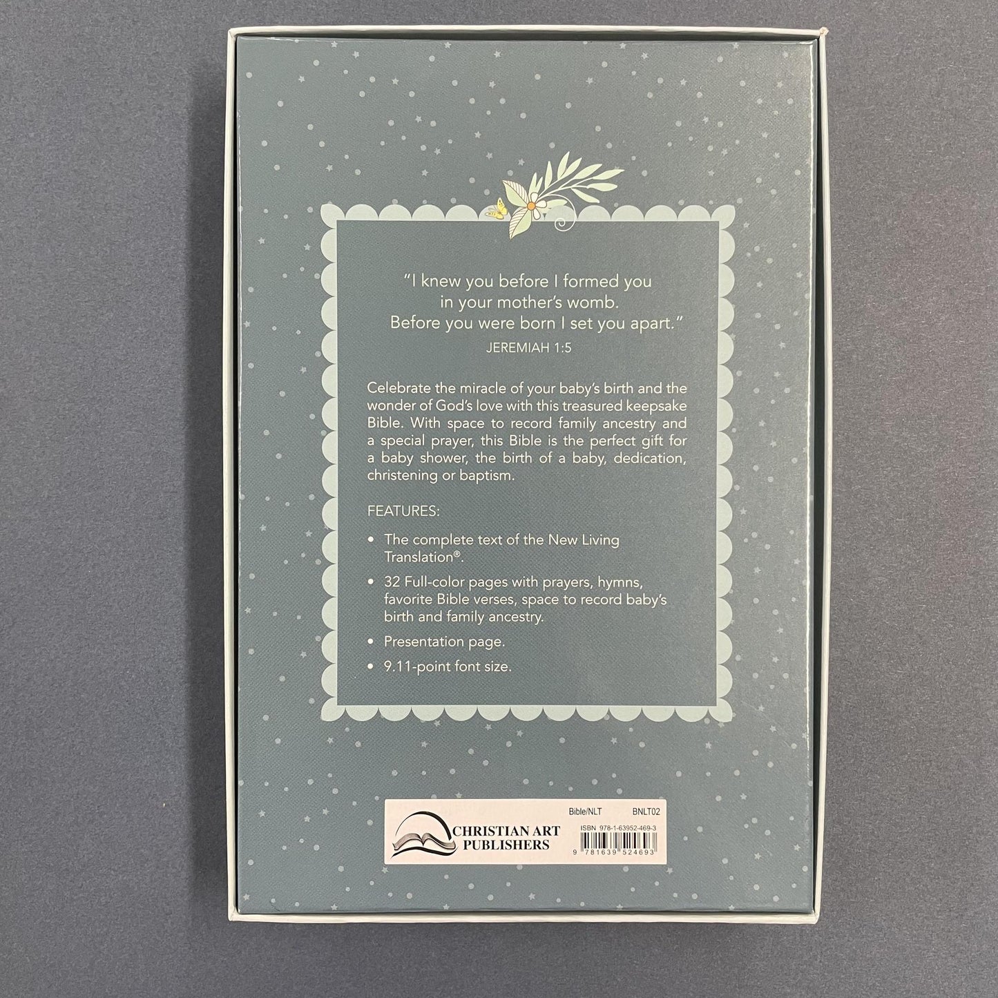 NLT Infant Bible - Blue