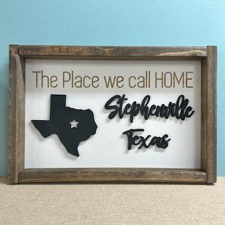 Place We Call Home Sign- Pine Designs