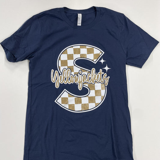 'S' Yellowjackets T-shirt- Spirit to a Tee