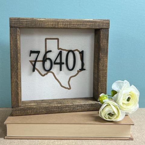 76401 Texas Sign- Pine Designs