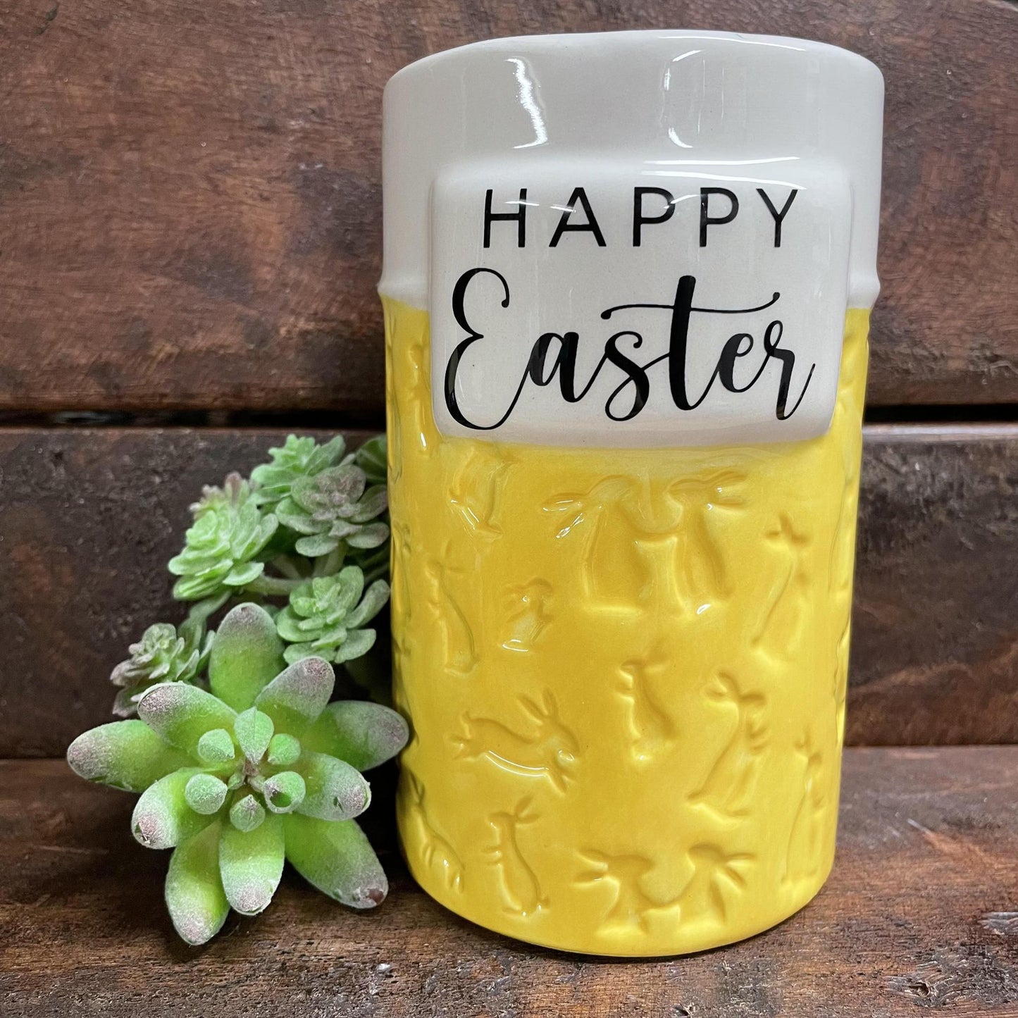 Happy Easter Bunny Vase- Glory Haus