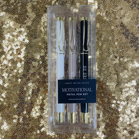 Motivational Pen Set