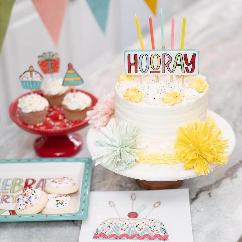 Hooray Cake Decoration - Glory Haus
