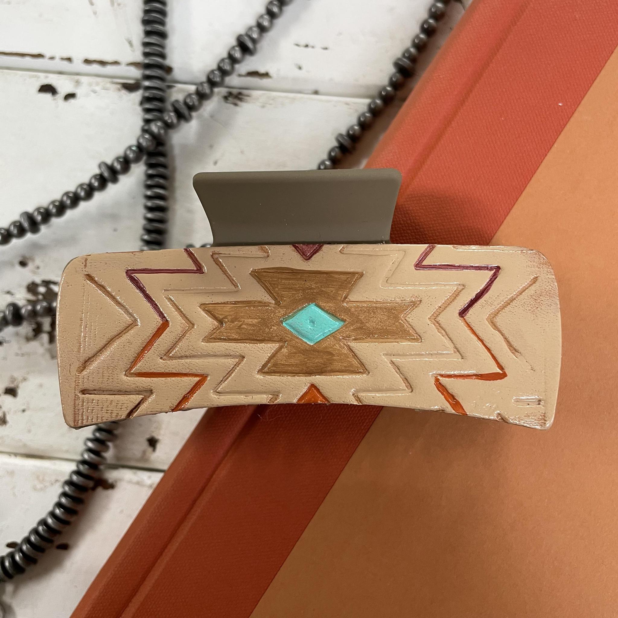 Aztec Claws Ombre Aztec Claw Clip - McIntire Saddlery – Frames Etc
