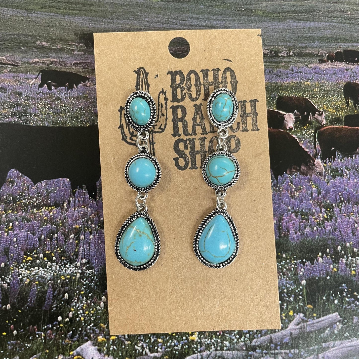 Teardrop Earrings- Boho Ranch