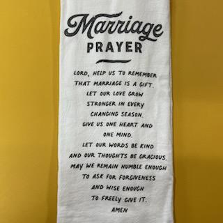 Marriage Prayer Towel- Clairmont & Co.