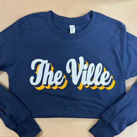 Navy "The Ville" -Long Sleeve Youth