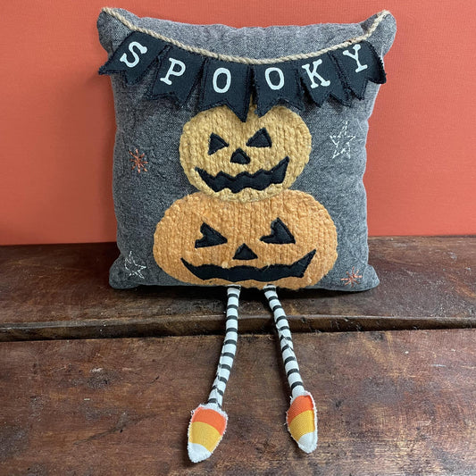 Spooky Dangle Leg Pillow