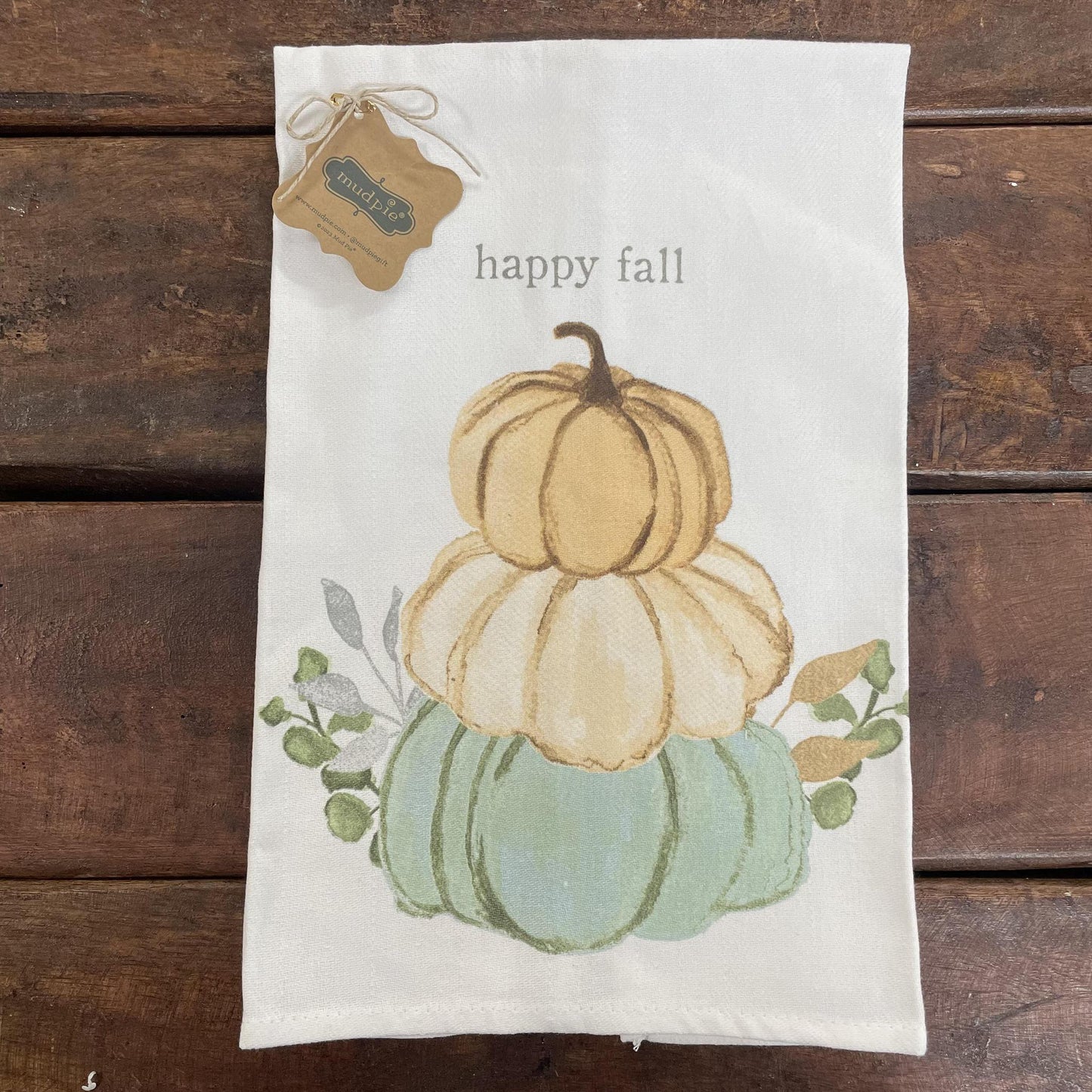 Happy Fall Towel - Mud Pie