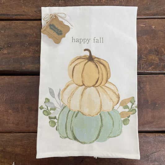 Happy Fall Towel - Mud Pie