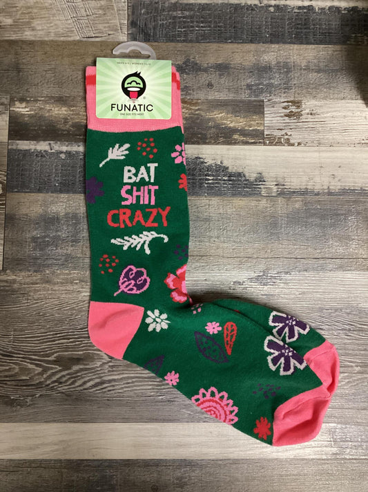 "Bat Shit Crazy" Socks- Funatic