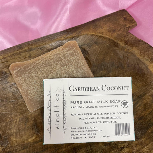 "Caribbean Coconut" Bar Soap -Simplified