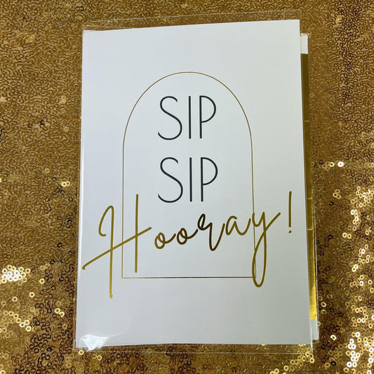 Sip Sip Hooray!- Cocktail Card Set