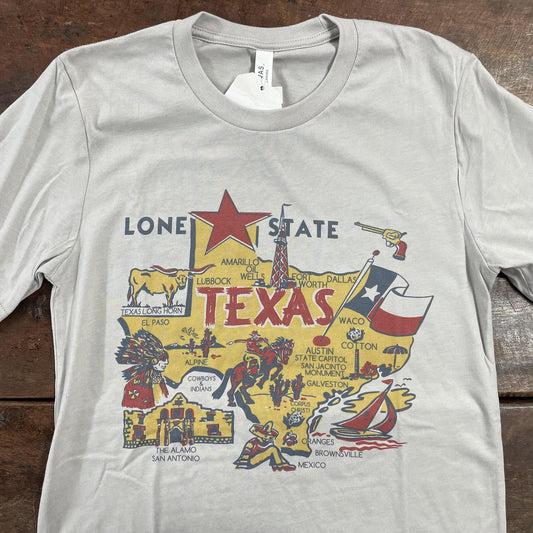 Lone State Texas T-shirt- JFD