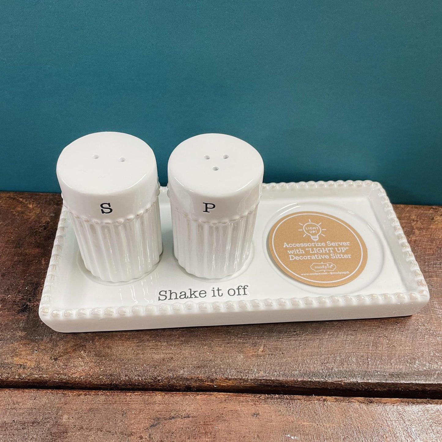 Salt and Pepper Accessory Holder - Mud Pie