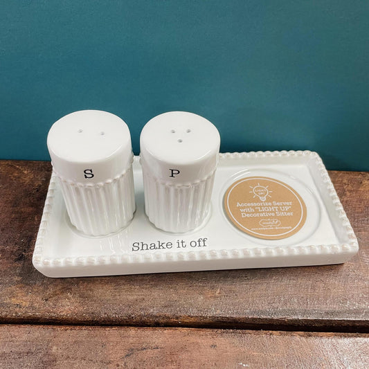 Salt and Pepper Accessory Holder - Mud Pie