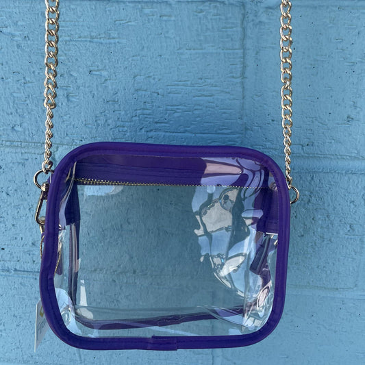 Purple Stadium Purse- Mugsby