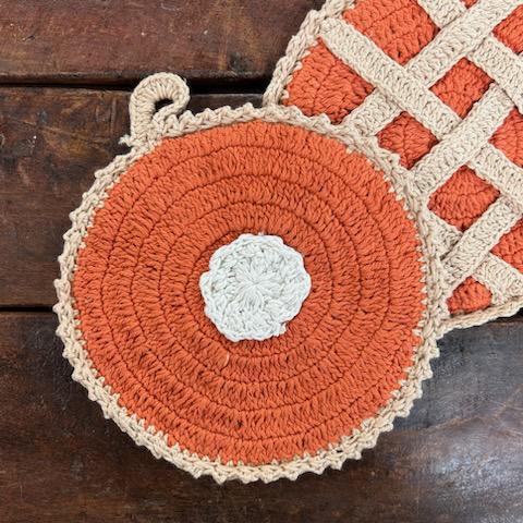 Pumpkin Pie Pot Holder- Fall Mud Pie