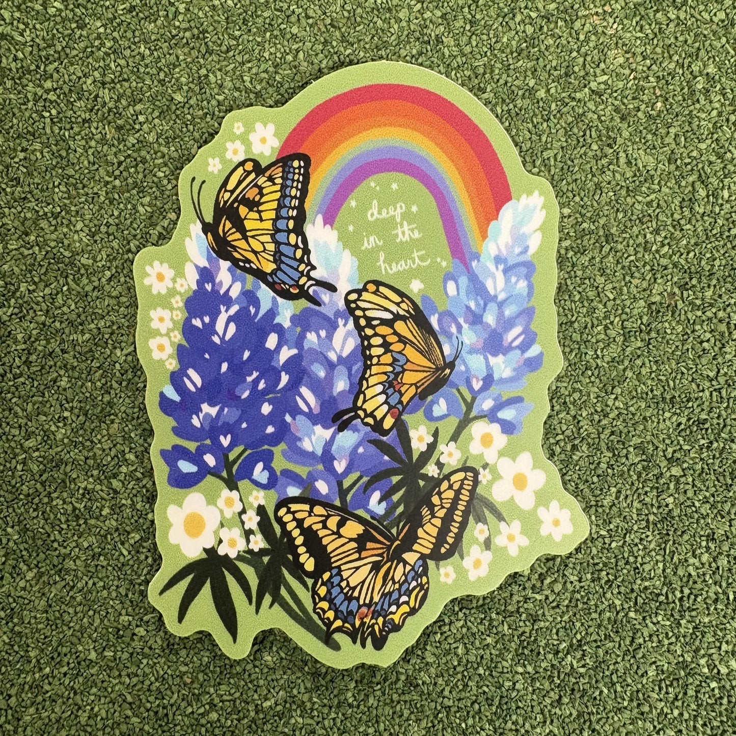 Deep In The Heart Sticker - Big Moods