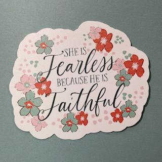 Fearless, Faithful Sticker- Clairmont & Co.