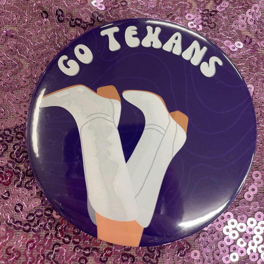 Go Texans Boots - 3" Button