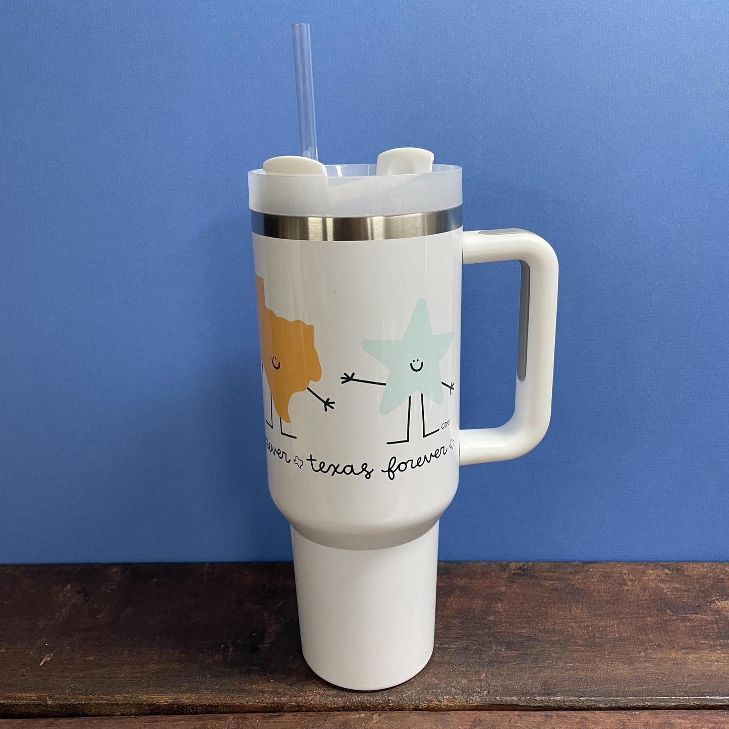 Texas Forever Doodle Friends - 40oz Tumbler - Callie Danielle