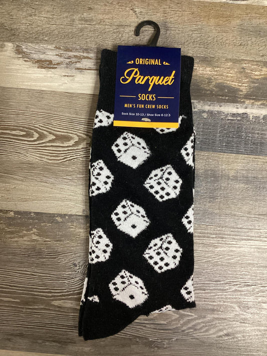 "Dice" Socks -Parquet