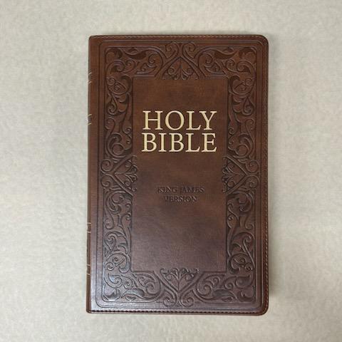 Brown Kjv Bible Deluxe Bible- CAG