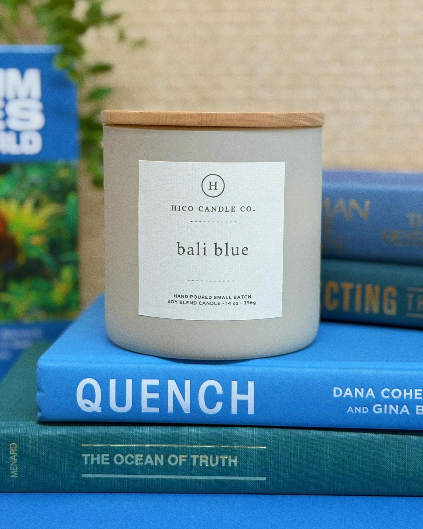 Bali Blue Candle - Hico Candle Co.