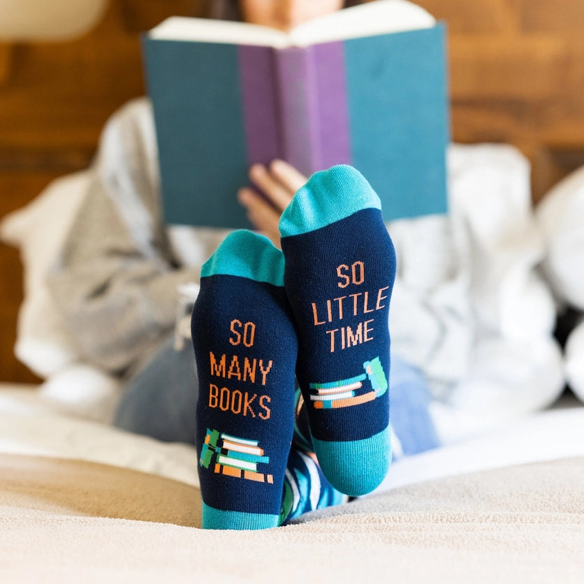 Book Nerd Socks - Lavley