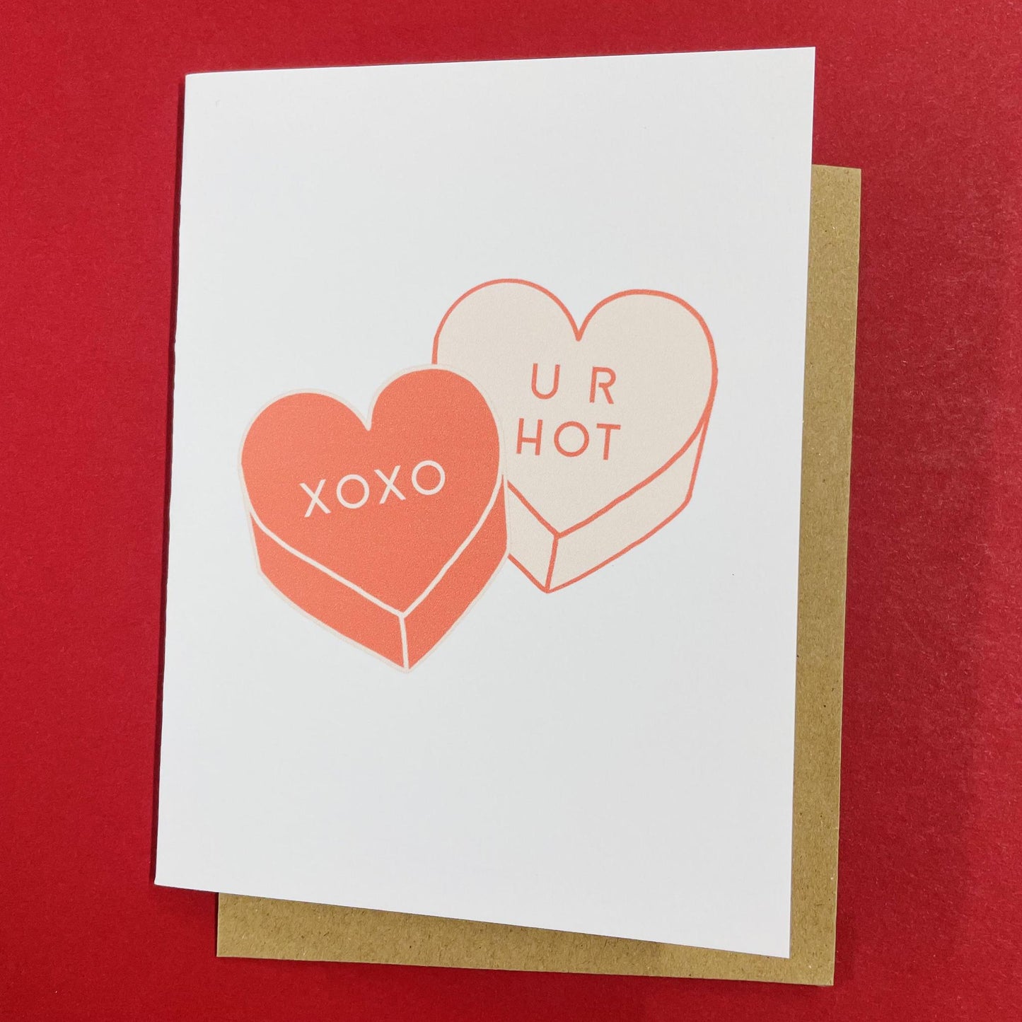 Candy Hearts Greeting Card - Maddon and Co.