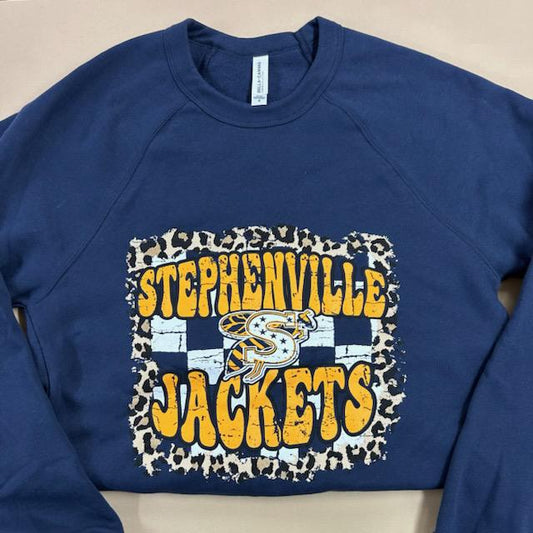 Leopard Stephenville Jackets- Sweatshirt