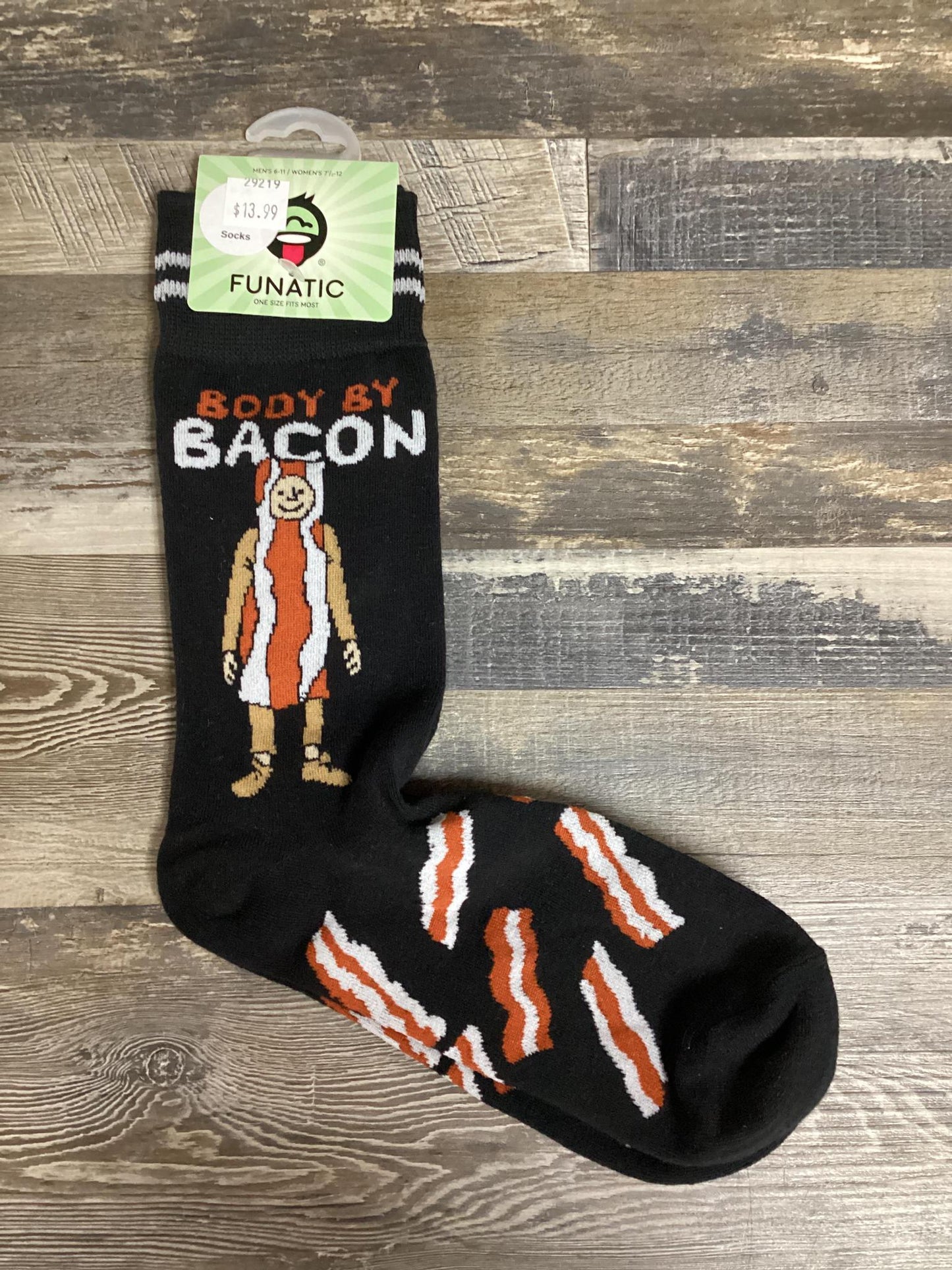 "Body By Bacon" Socks - Funatic