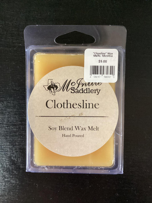 "Clothesline" Wax Melts -McIntire Saddlery