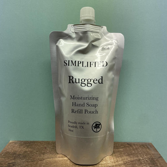 "Rugged" Hand Soap Refill -Simplified