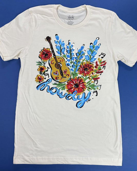 Bluebonnet Howdy Tee - Texas True