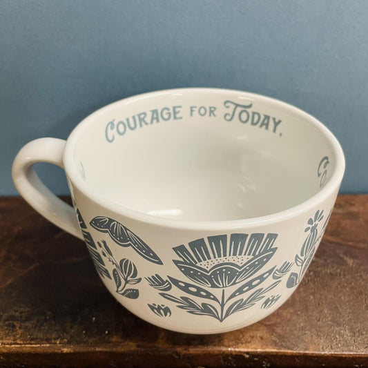 Mug - Courage For Today - Primitives By Kathy