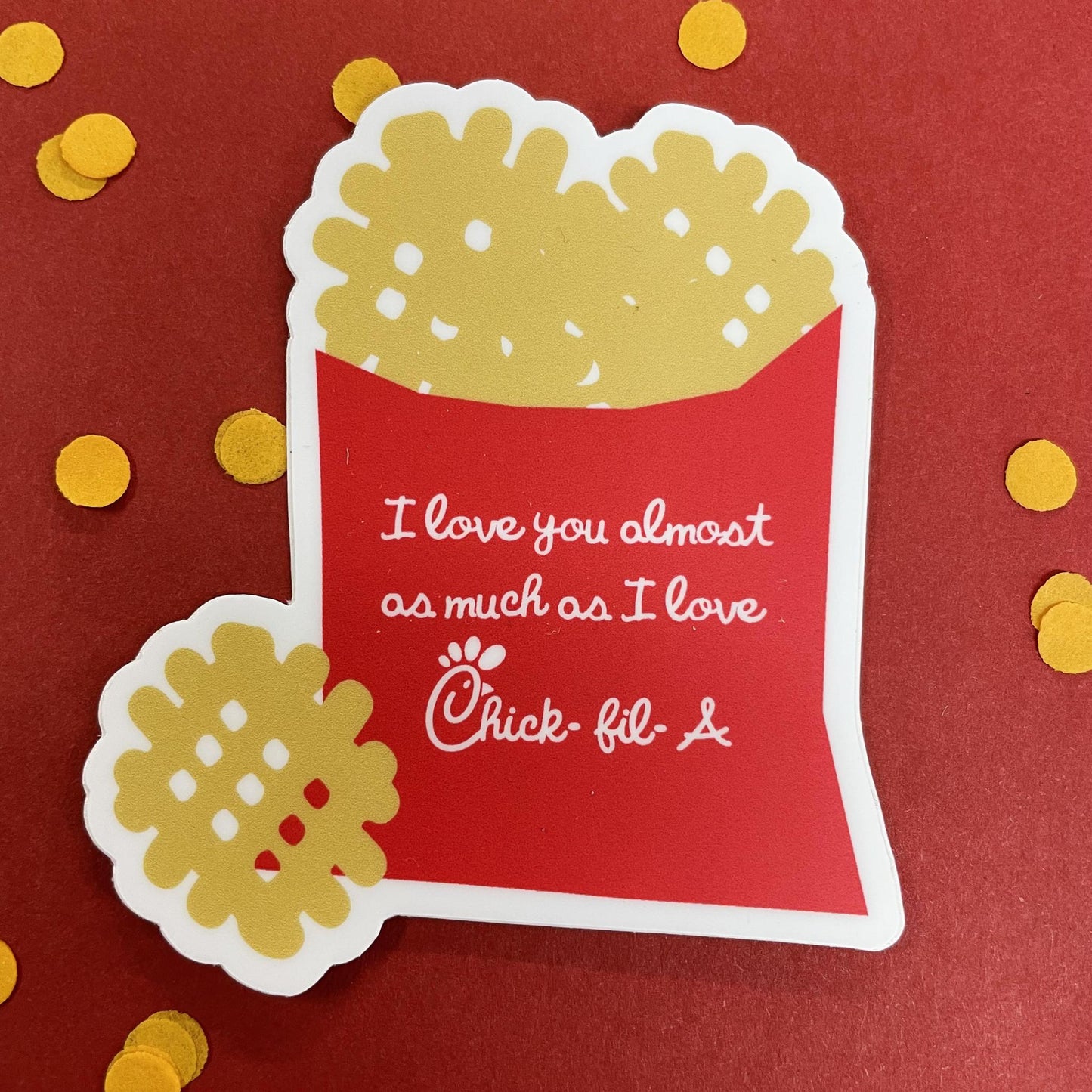 Love for Chick-fil-a Sticker- Inviting Affairs Paperie