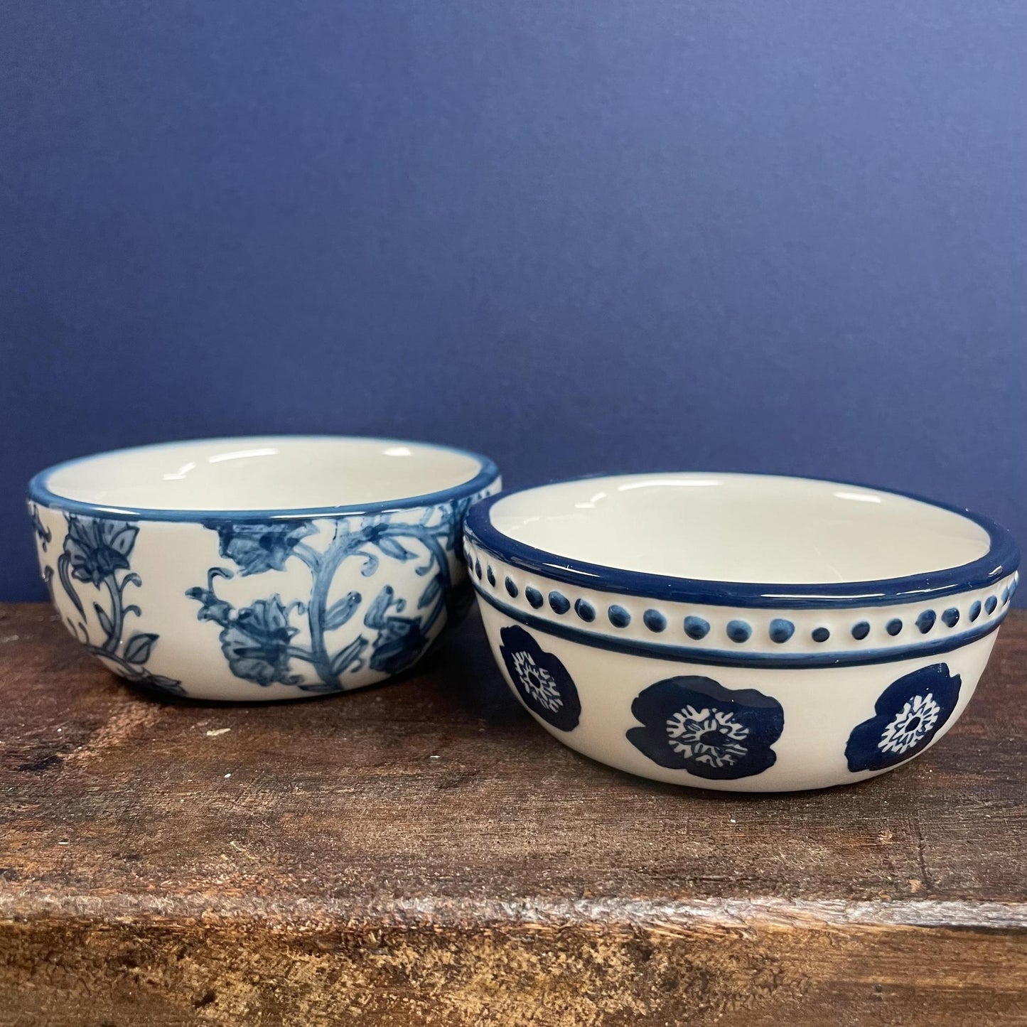 Buti Block Print Tidbit Bowls - Mud Pie
